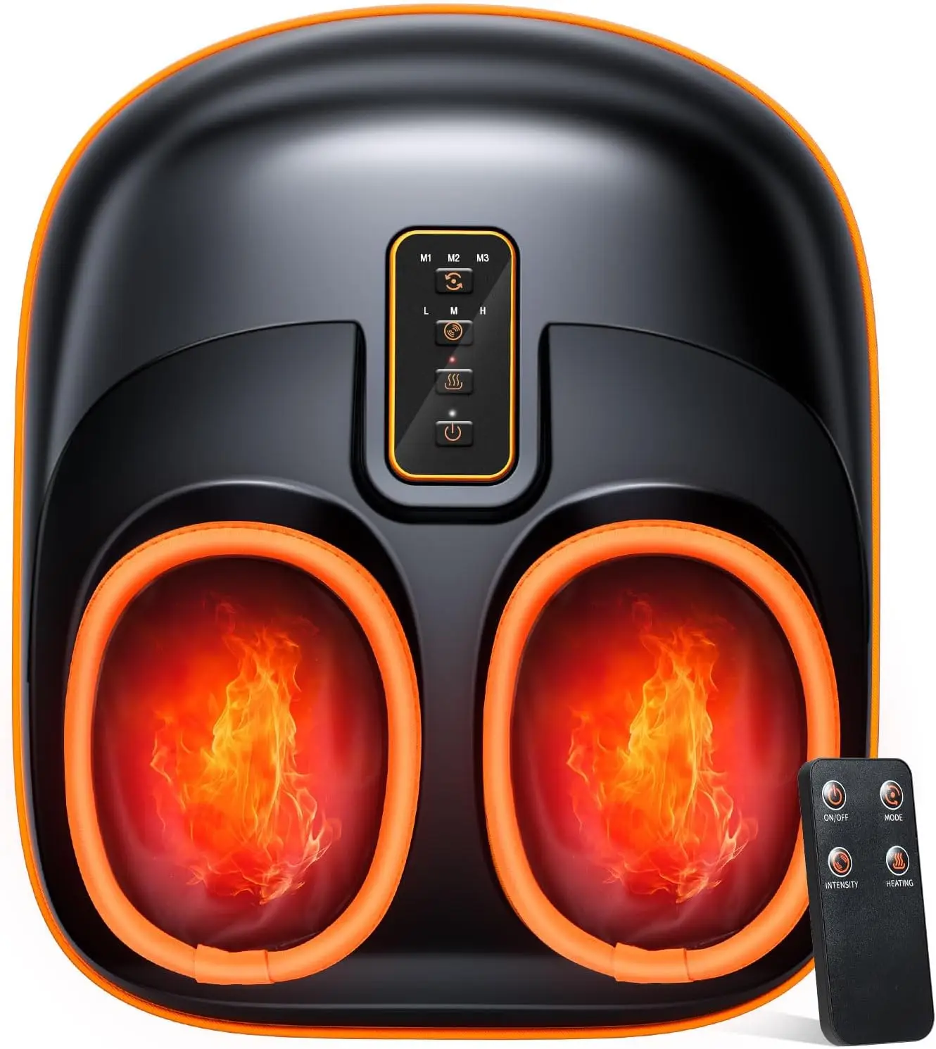Heated Foot Massager with 6 Airbags & 29 Nodes, Deep Rolling Compression for Plantar Fasciitis Relief
Heated Foot Massager with 6 Airbags & 29 Nodes, Deep Rolling Compression for Plantar Fasciitis Relief