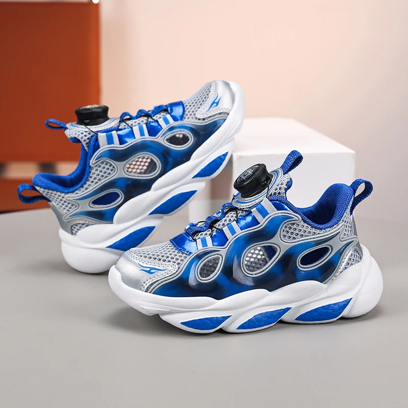 A pair of children's mesh sneakers with quick-lock closure non-slip thick sole for daily and outdoor use JT-1019
A pair of children's mesh sneakers with quick-lock closure non-slip thick sole for daily and outdoor use JT-1019