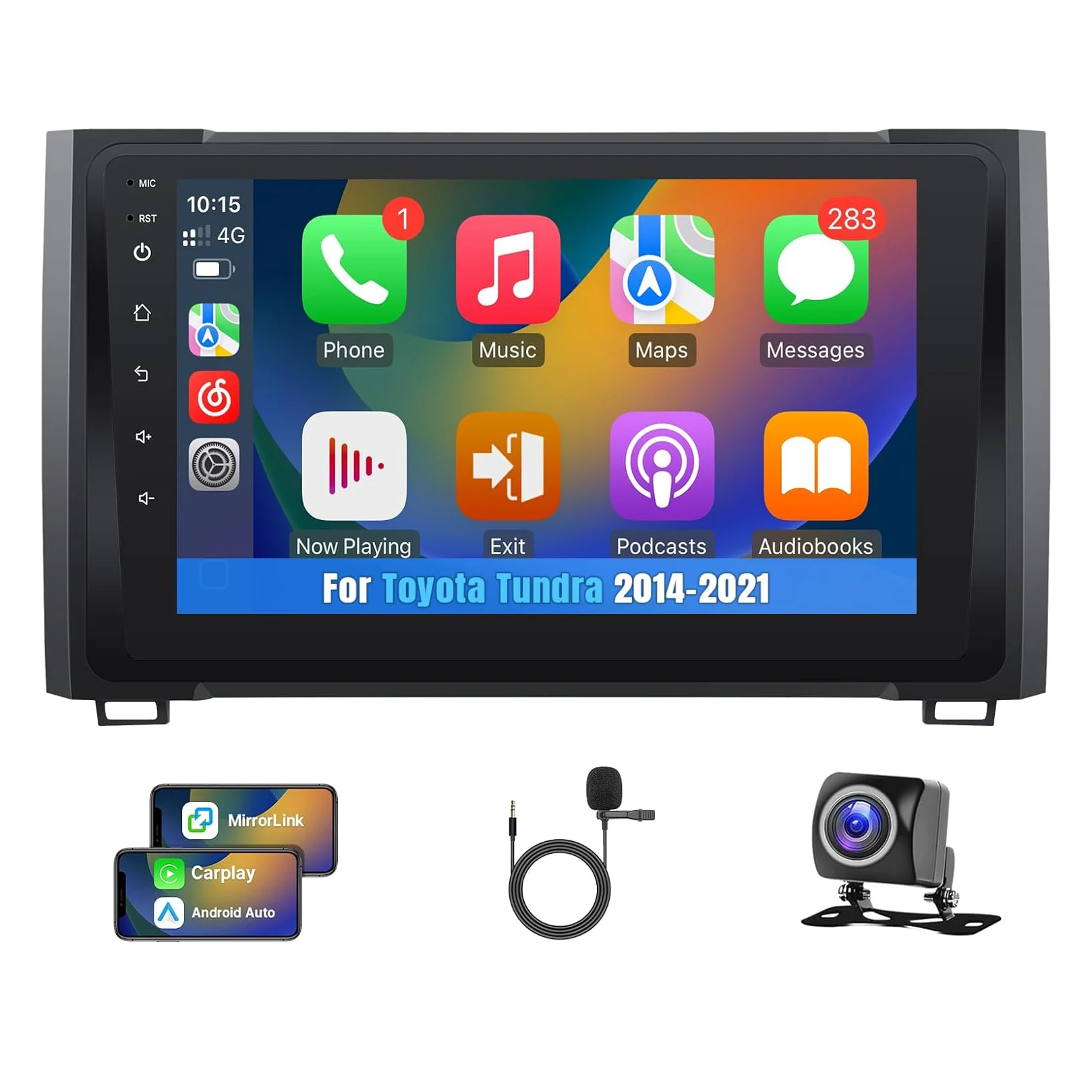 Car Radio for Toyota Tundra 2014 2015 2016 2017 2018 2019 2020 2021 Upgrade with Wireless CarPlay &Android Auto, 9 Inch Screen f
Car Radio for Toyota Tundra 2014 2015 2016 2017 2018 2019 2020 2021 Upgrade with Wireless CarPlay &Android Auto, 9 Inch Screen f