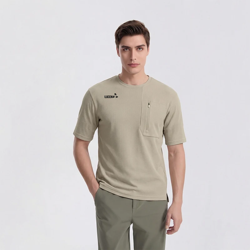 LUCEN Summer 2026 new Man high-quality sports outdoor quick-drying men's T-shirt breathable fitness running short-sleeved Tops
LUCEN Summer 2026 new Man high-quality sports outdoor quick-drying men's T-shirt breathable fitness running short-sleeved Tops