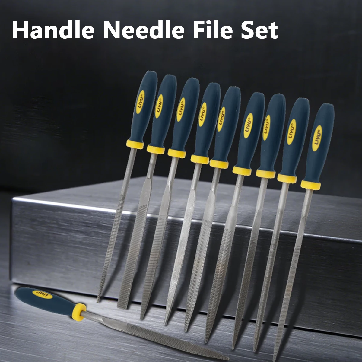 Premium Needle File Set - High-Carbon Steel Files with Non-Slip Ergonomic Handles for Precise Filing on Wood, Plastic, Model
Premium Needle File Set - High-Carbon Steel Files with Non-Slip Ergonomic Handles for Precise Filing on Wood, Plastic, Model