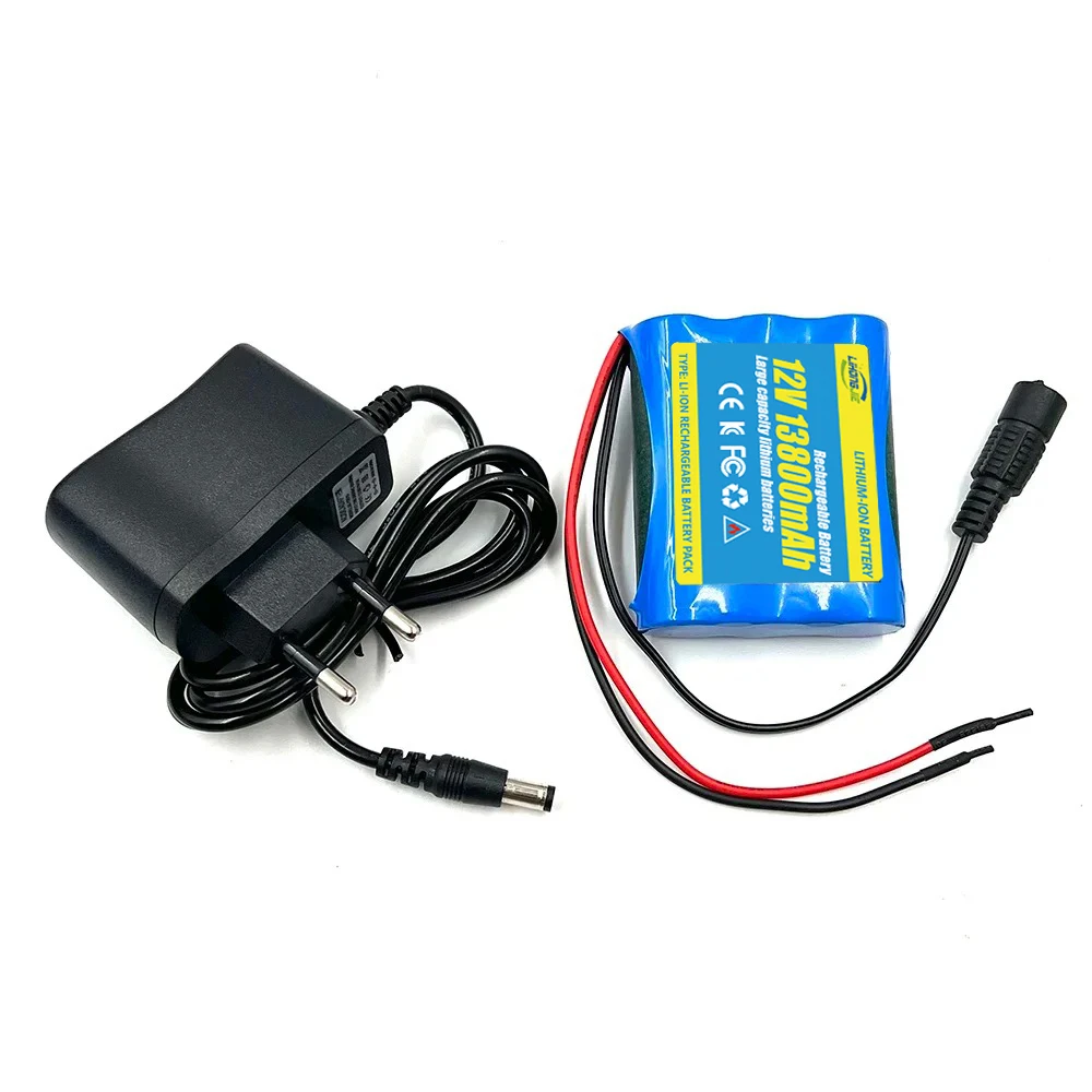 12V 13800mAh 18650 Lithium Rechargeable Battery pack 3S1P for Speaker flashlight CCTV Camera GPS Portable search light equipment
12V 13800mAh 18650 Lithium Rechargeable Battery pack 3S1P for Speaker flashlight CCTV Camera GPS Portable search light equipment