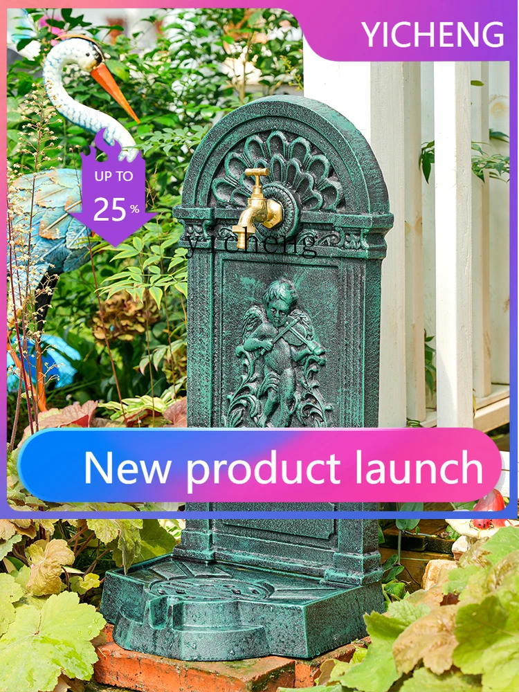 LYY sungmor cast iron sink garden courtyard gray courtyard pool angel decoration
LYY sungmor cast iron sink garden courtyard gray courtyard pool angel decoration