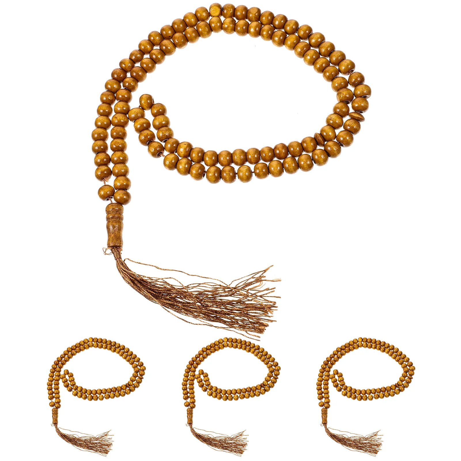 4Pcs Prayer Beads Muslim Worship Beaded Tassel Hand Chains Decorative Wood Rosary Bracelets Religious Accessories
4Pcs Prayer Beads Muslim Worship Beaded Tassel Hand Chains Decorative Wood Rosary Bracelets Religious Accessories