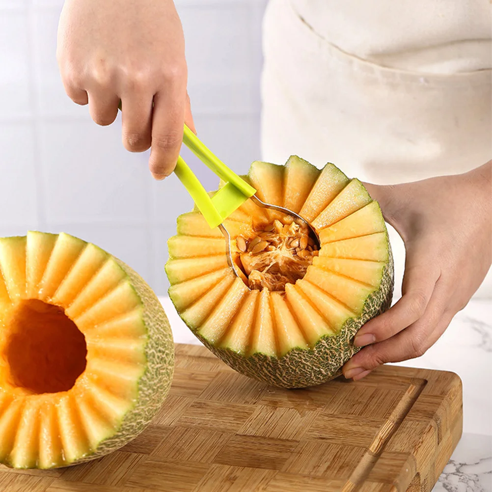 1 set Stainless Steel Ball Digger 2 In 1 Melon Baller Scoop Kitchen Gadget Carving Tool Watermelon Cutter Portable Fruit Scooper
1 set Stainless Steel Ball Digger 2 In 1 Melon Baller Scoop Kitchen Gadget Carving Tool Watermelon Cutter Portable Fruit Scooper