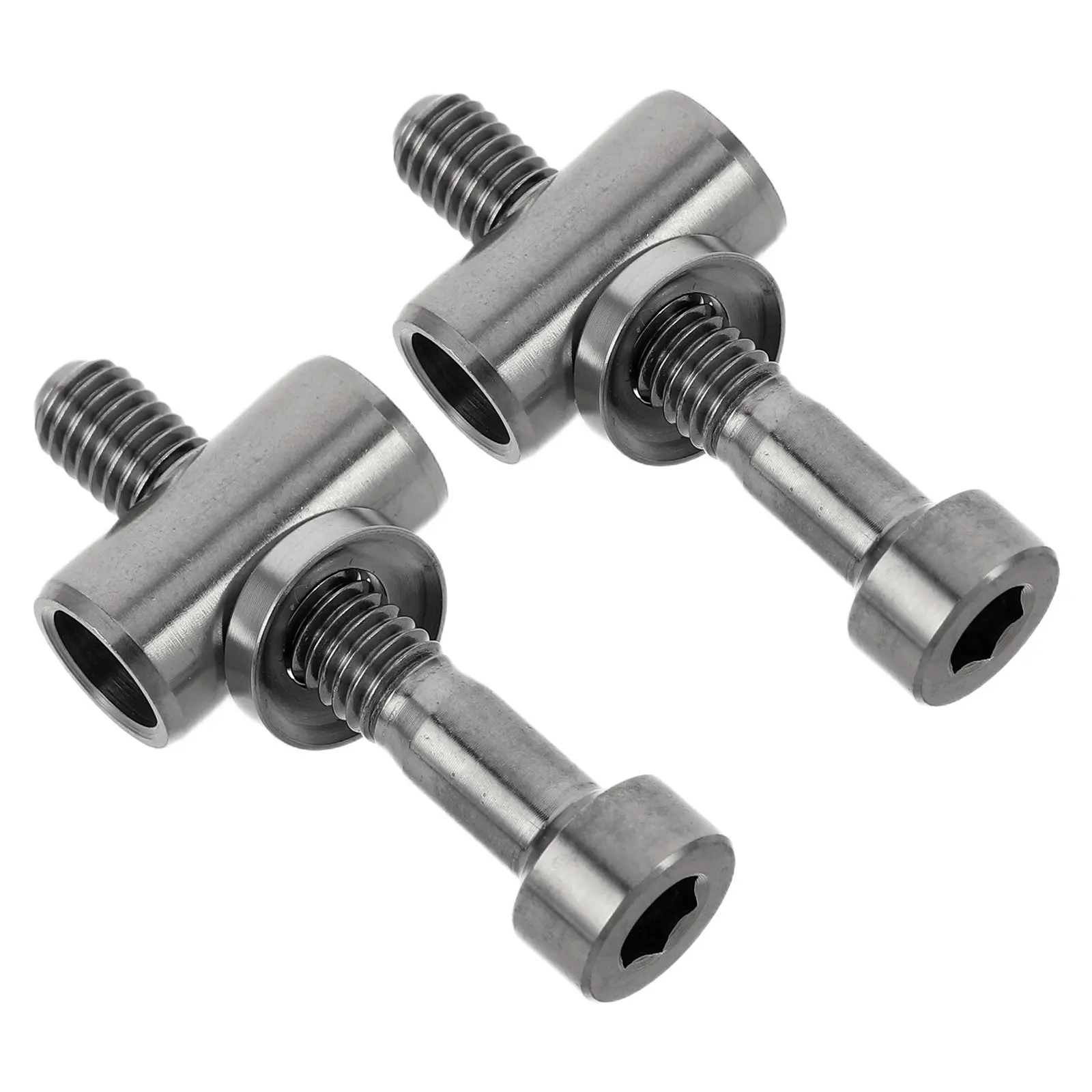 2Pcs Bicycle Seatpost Screws M5x30 Titanium Alloy Locking Structure Prevents Loosening Ideal for Off Road and Road Cycling
2Pcs Bicycle Seatpost Screws M5x30 Titanium Alloy Locking Structure Prevents Loosening Ideal for Off Road and Road Cycling