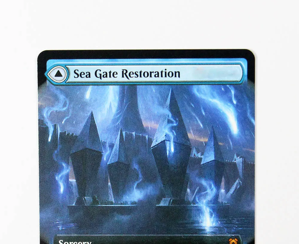 Sea Gate Restoration Foil / Holo TCG Magical Proxy Black Top Quality Proxy Playing Cards Gathering Board Game Deck Trading Cards
Sea Gate Restoration Foil / Holo TCG Magical Proxy Black Top Quality Proxy Playing Cards Gathering Board Game Deck Trading Cards
