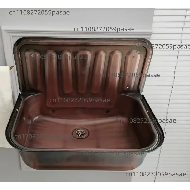 European-style Sink Retro Red Copper Plating Nostalgic Hanging Basin Bathroom Sink Model Room Face Wash Kitchen Balcony
European-style Sink Retro Red Copper Plating Nostalgic Hanging Basin Bathroom Sink Model Room Face Wash Kitchen Balcony