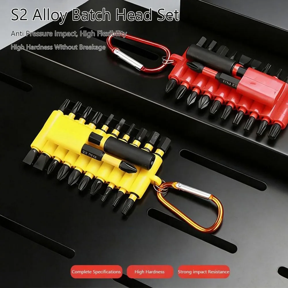 22Pcs High Hardness Screwdriver Bit Set Impact Resistant Anti Slip Hex Shank Bit Multi Functional S2 Alloy Steel
22Pcs High Hardness Screwdriver Bit Set Impact Resistant Anti Slip Hex Shank Bit Multi Functional S2 Alloy Steel