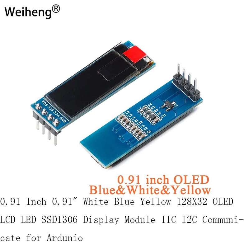 10 шт., 0,91 дюйма, 0,91, белый, синий, желтый, x 32, OLED ЖК-дисплей светодиодный SSD1306, модуль дисплея IIC I2C, коммуникация для Ardunio
10 шт., 0,91 дюйма, 0,91, белый, синий, желтый, x 32, OLED ЖК-дисплей светодиодный SSD1306, модуль дисплея IIC I2C, коммуникация для Ardunio