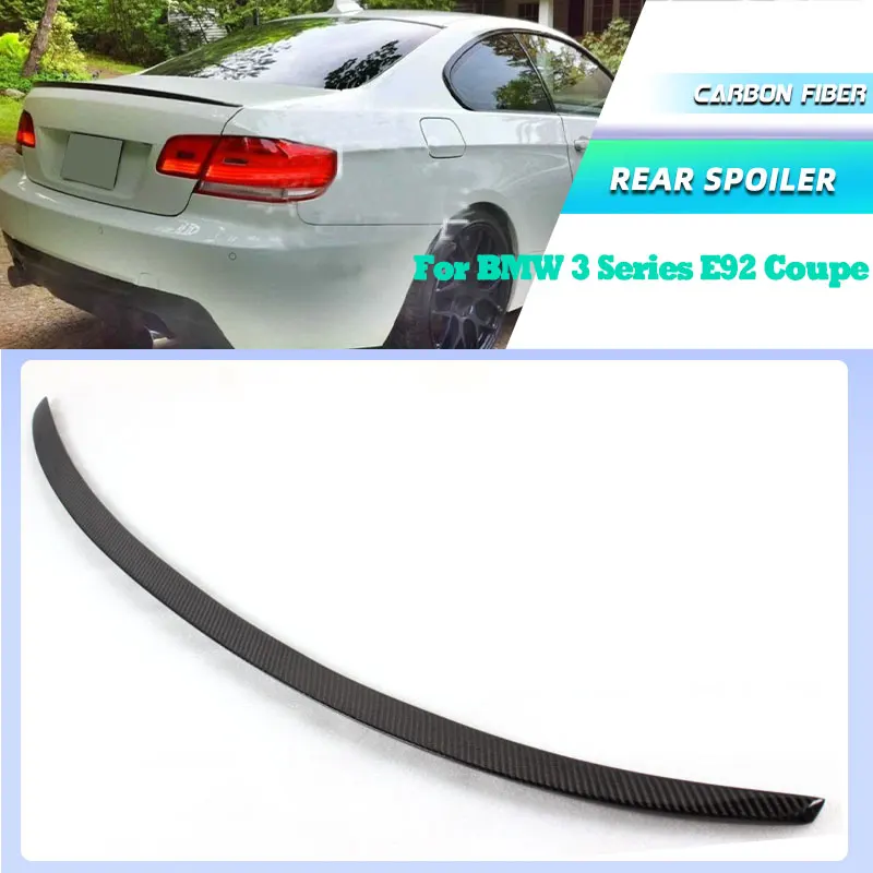 Спойлер на крышку багажника из карбона для BMW 3 серии E92 Coupe 2008-2011, гоночный задний спойлер, накладка на багажник, обвес
Спойлер на крышку багажника из карбона для BMW 3 серии E92 Coupe 2008-2011, гоночный задний спойлер, накладка на багажник, обвес