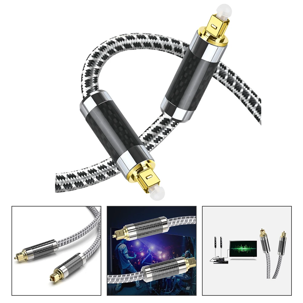 Optical Fiber Audio Cable Digital Transmission Resistant Stable Copper Plug for Video
Optical Fiber Audio Cable Digital Transmission Resistant Stable Copper Plug for Video