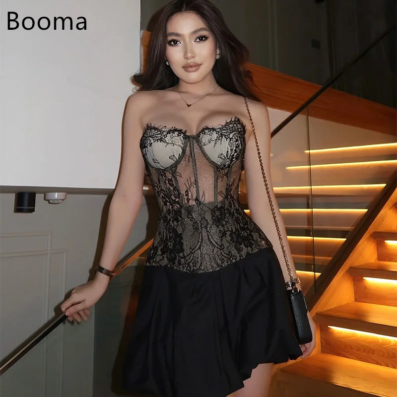 Booma Elegant A-Line Evening Dresses Formal Party Gowns for Women Lace Strapless Sleeveless Prom Gown Customize
Booma Elegant A-Line Evening Dresses Formal Party Gowns for Women Lace Strapless Sleeveless Prom Gown Customize