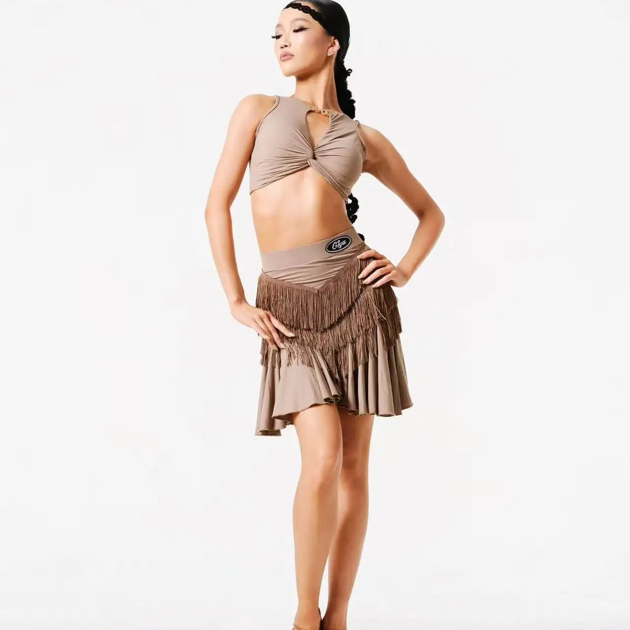 2026 New Latin Dance Performance Costumes For Women Sexy Vest Tassel Skirts Suit Adult Female Chacha Latin Dance Wear DQS22443
2026 New Latin Dance Performance Costumes For Women Sexy Vest Tassel Skirts Suit Adult Female Chacha Latin Dance Wear DQS22443