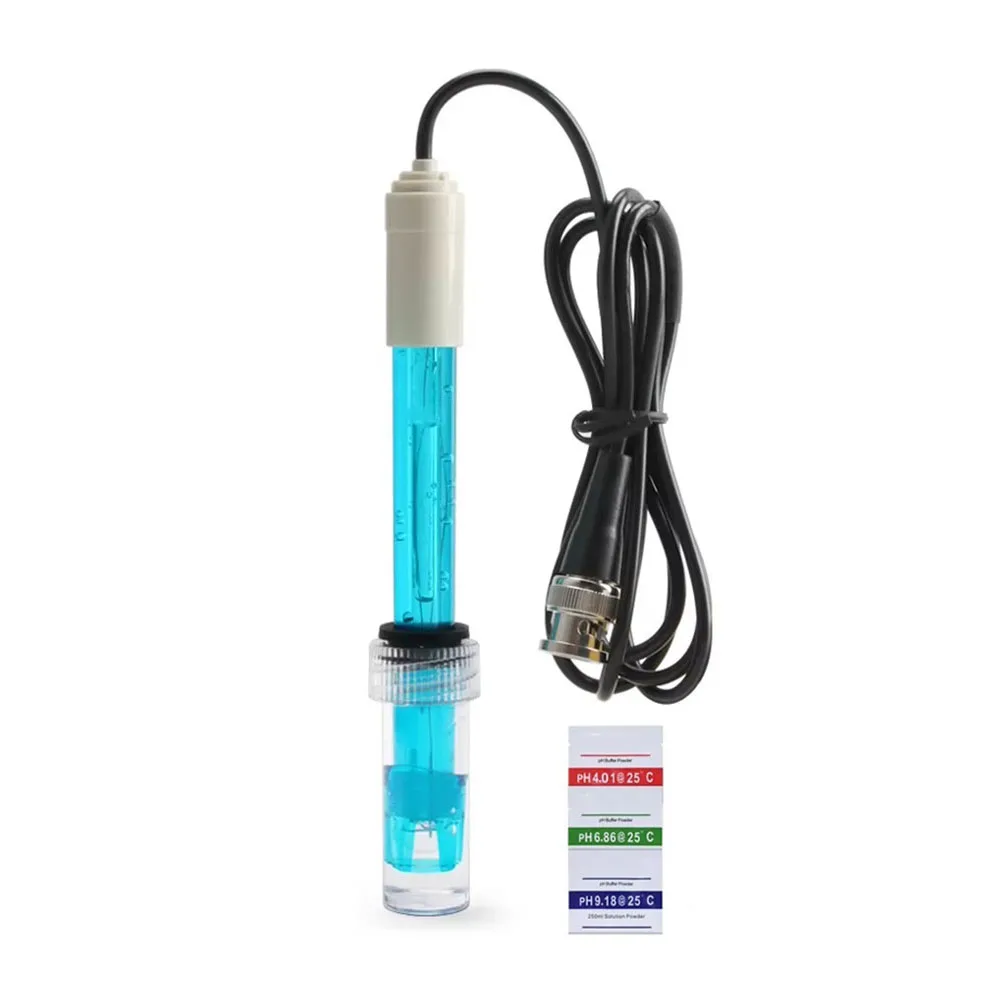 300 cm cable pH ORP replacement probe with BNC connector suitable for environmental monitoring and aquarium applications
300 cm cable pH ORP replacement probe with BNC connector suitable for environmental monitoring and aquarium applications