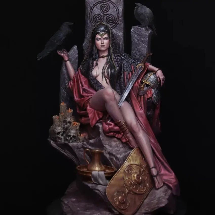 1/24 Scale Resin Figure model kits The Morrigan, Goddess or War Fantasy Miniature Hobby Toys Unassembled and unpainted statue
1/24 Scale Resin Figure model kits The Morrigan, Goddess or War Fantasy Miniature Hobby Toys Unassembled and unpainted statue