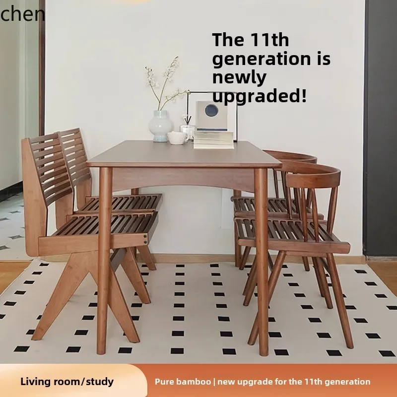 HTT home thickened long dining table small apartment simple modern study desk balcony
HTT home thickened long dining table small apartment simple modern study desk balcony