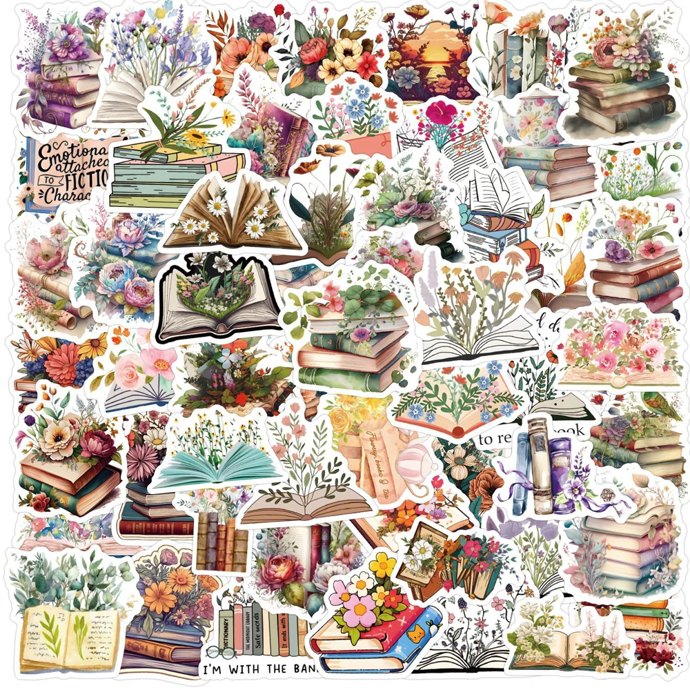 10/30/50PCS Cute Book Flower Logo Vintage Art Decal Scrapbook Laptop Phone Aesthetic Card Magazine Scrapbook Decorative Sticker
10/30/50PCS Cute Book Flower Logo Vintage Art Decal Scrapbook Laptop Phone Aesthetic Card Magazine Scrapbook Decorative Sticker
