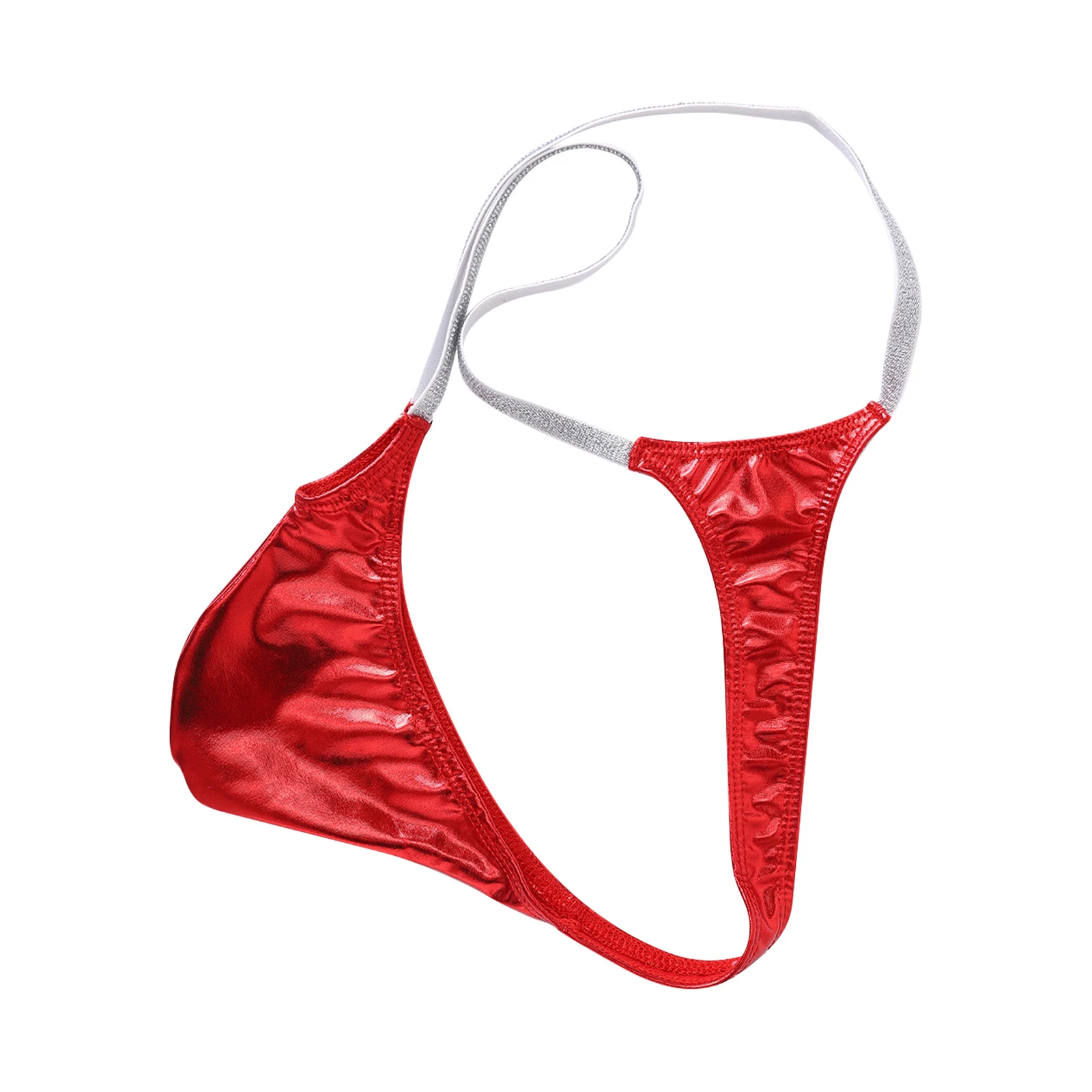 Men Low Rise Swimwear Bikini Metallic Shiny Pouch Shiny Elastic Waistband T-back Thong Underwear for Nightclub Beach Mini Briefs
Men Low Rise Swimwear Bikini Metallic Shiny Pouch Shiny Elastic Waistband T-back Thong Underwear for Nightclub Beach Mini Briefs