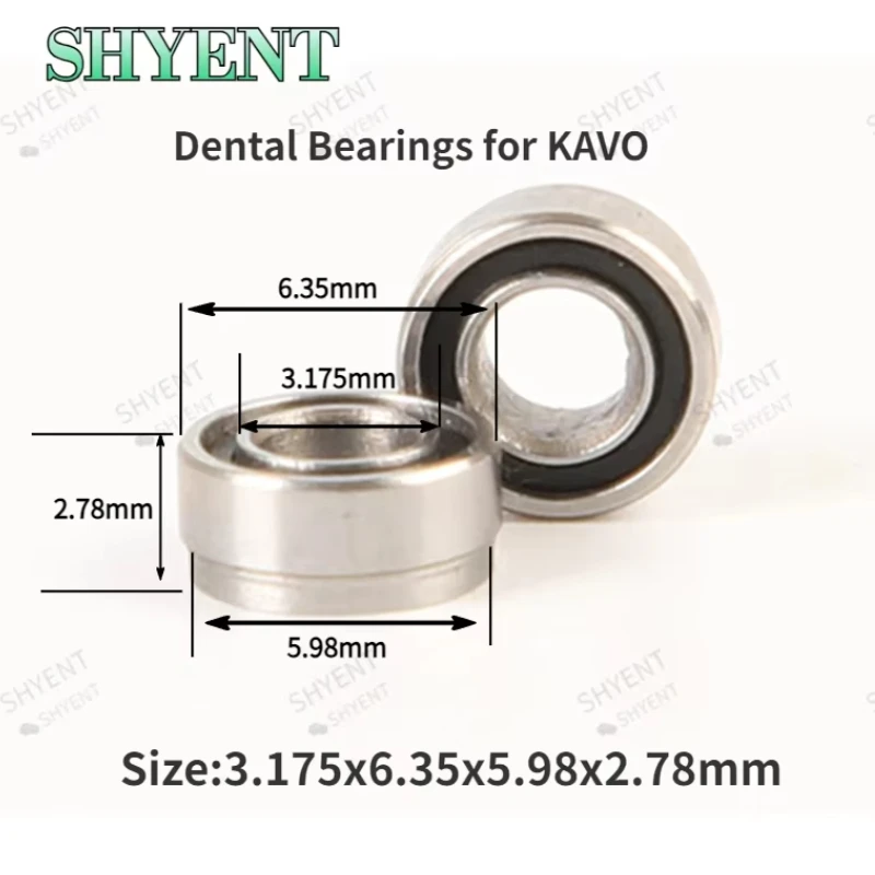5/10pcs Stepped Ceramic Dental High Speed Bearings for KAVO Handpiece 3.175x6.35x5.98x2.78mm SR144TLKZWN
5/10pcs Stepped Ceramic Dental High Speed Bearings for KAVO Handpiece 3.175x6.35x5.98x2.78mm SR144TLKZWN
