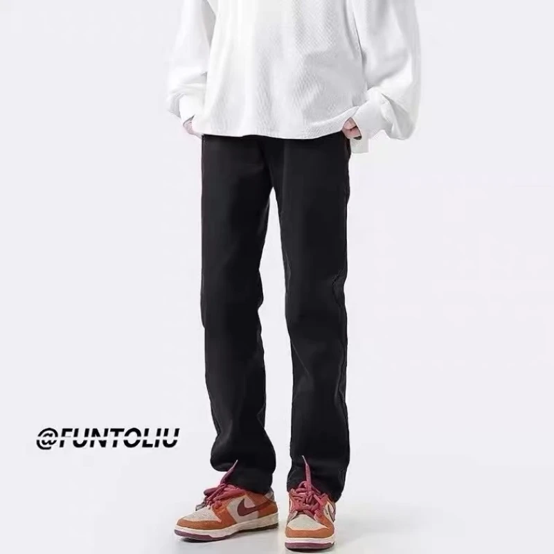 Men's Bla Slim Straight Leg Jeans High Street Sle Casual Long Trousers Wear Resistant Four Seasons Wear Spring Autumn
Men's Bla Slim Straight Leg Jeans High Street Sle Casual Long Trousers Wear Resistant Four Seasons Wear Spring Autumn