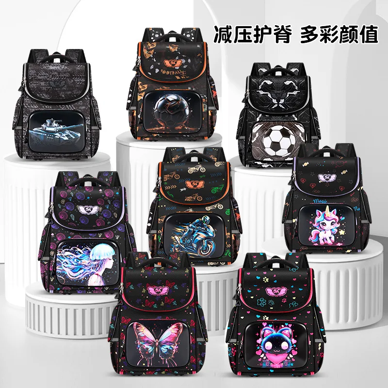 Kids Backpack Cartoon School Bag Large Capacity Lightweight Spine Protection for Children Grade 1-6 Student Class Kawaii
Kids Backpack Cartoon School Bag Large Capacity Lightweight Spine Protection for Children Grade 1-6 Student Class Kawaii