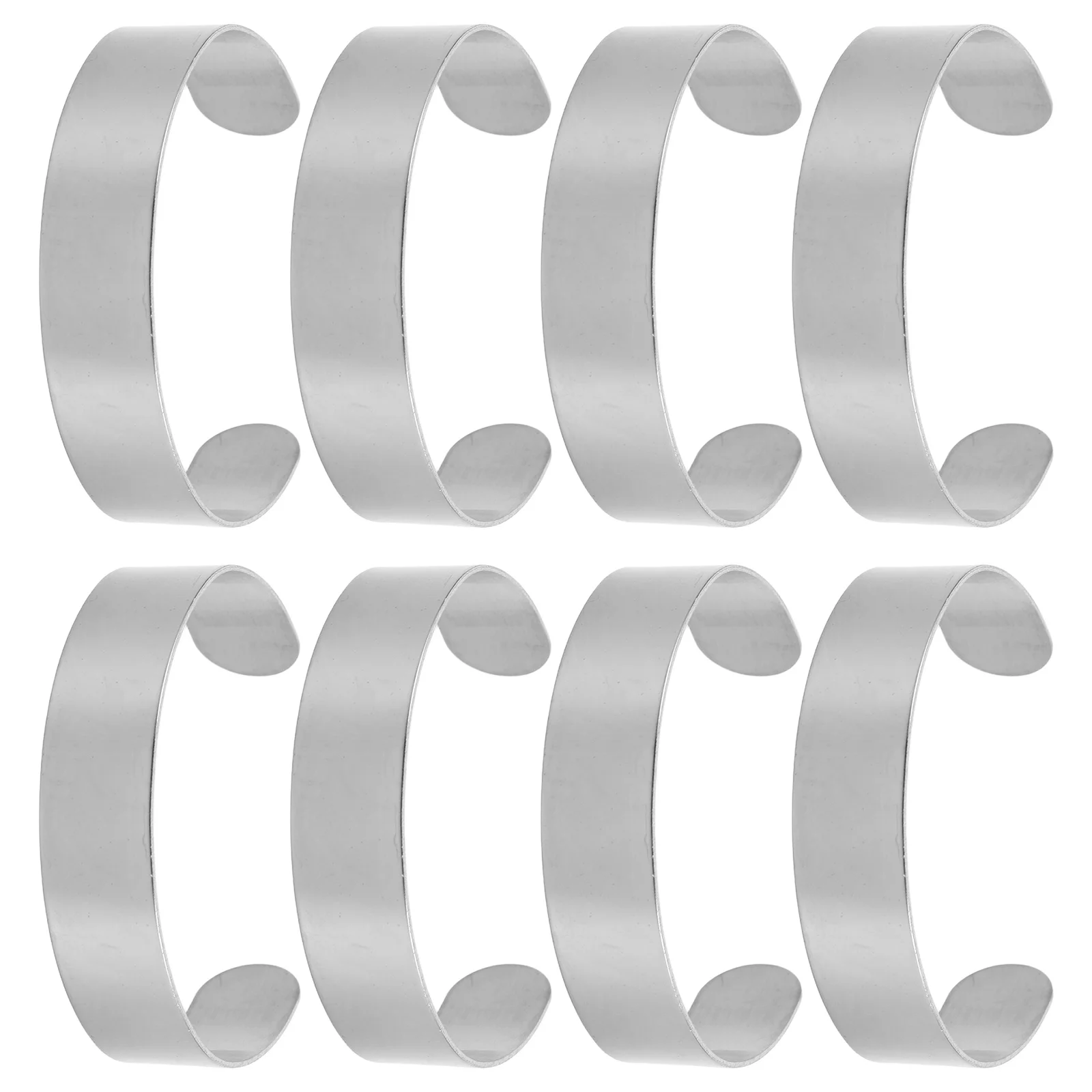 8pcs Bracelet Blanks Stainless Steel Open Cuff Bangle For Jewelry Making Diy Engraving Stamping Craft Handmade Metal Stamp Kit 
8pcs Bracelet Blanks Stainless Steel Open Cuff Bangle For Jewelry Making Diy Engraving Stamping Craft Handmade Metal Stamp Kit
