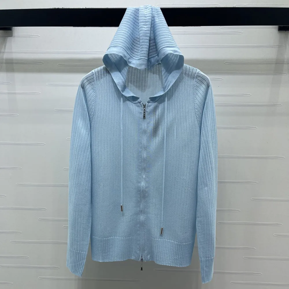 High-quality 2026 new style women's lightweight solid-color long-sleeved hooded coat, suitable for spring and summer xy26601149
High-quality 2026 new style women's lightweight solid-color long-sleeved hooded coat, suitable for spring and summer xy26601149