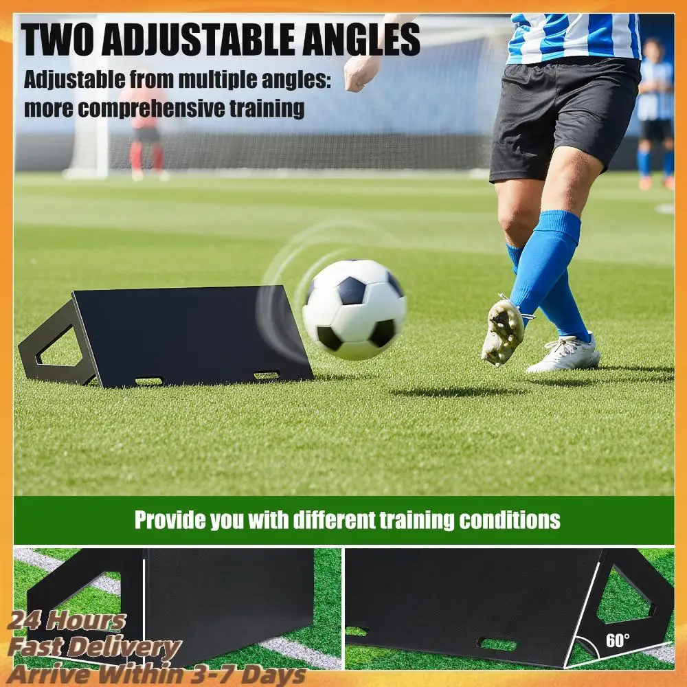 39.37x15.75" Adjustable Soccer Rebounder Board Foldable HDPE Material Kickback Training Board for Passing Control Skill Practice
39.37x15.75" Adjustable Soccer Rebounder Board Foldable HDPE Material Kickback Training Board for Passing Control Skill Practice