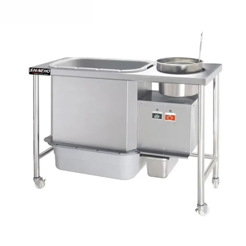Customized Stainless Steel Electric Meat Powder Wrapping Breading Table for Commercial Kitchen
Customized Stainless Steel Electric Meat Powder Wrapping Breading Table for Commercial Kitchen