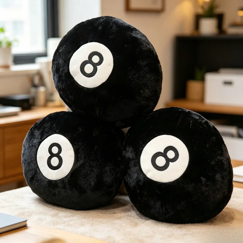 1Pc Black 8 Ball Billiard Pillow Cushion, Sofa & Tatami Cushion for Halloween Decor, Christmas Gift
1Pc Black 8 Ball Billiard Pillow Cushion, Sofa & Tatami Cushion for Halloween Decor, Christmas Gift