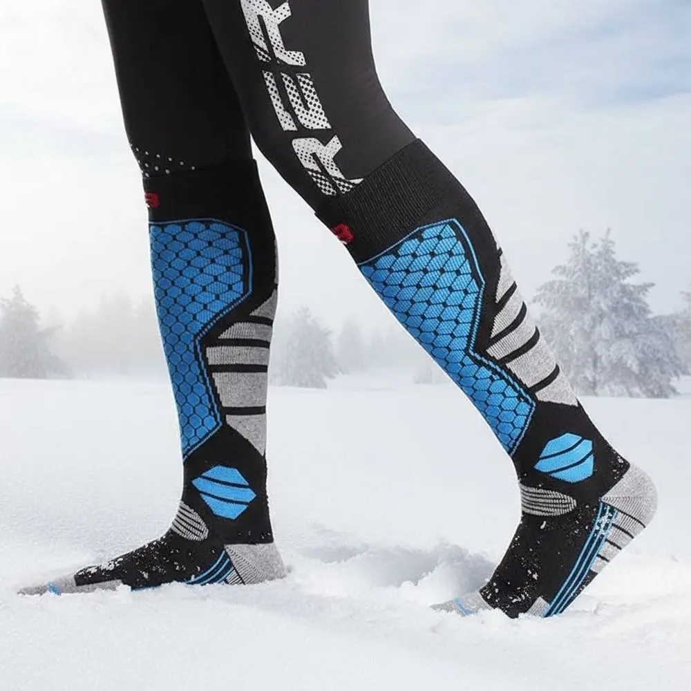 Professional Anti-slip Ski Socks Thickened Breathable Compression Socks Moisture-wicking Thermal Knee High Socks
Professional Anti-slip Ski Socks Thickened Breathable Compression Socks Moisture-wicking Thermal Knee High Socks