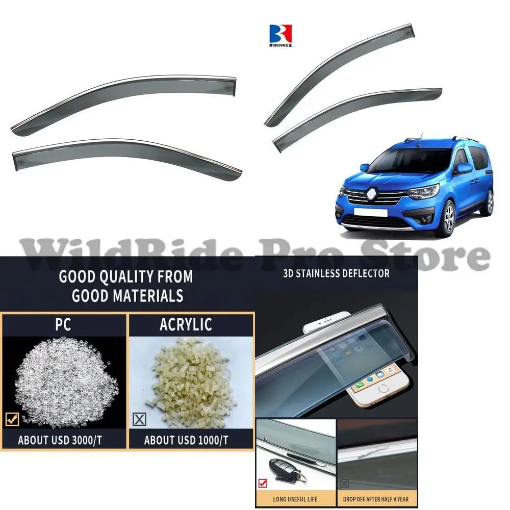 1 комплект Renault Express 2021, небьющийся инъекционный дефлектор, солнцезащитный козырек для окон компьютера
1 комплект Renault Express 2021, небьющийся инъекционный дефлектор, солнцезащитный козырек для окон компьютера