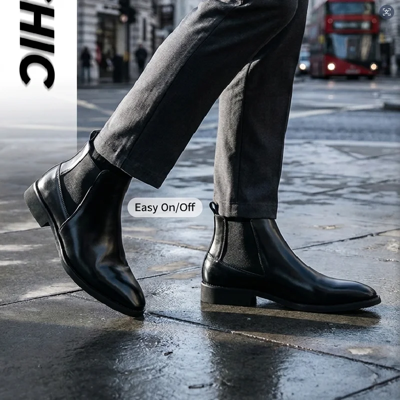 Large Size 38-48 Business Men Chelsea Boots Black-brown Color Italian Casual One-piece Business Office Brand Boots Social Boots
Large Size 38-48 Business Men Chelsea Boots Black-brown Color Italian Casual One-piece Business Office Brand Boots Social Boots