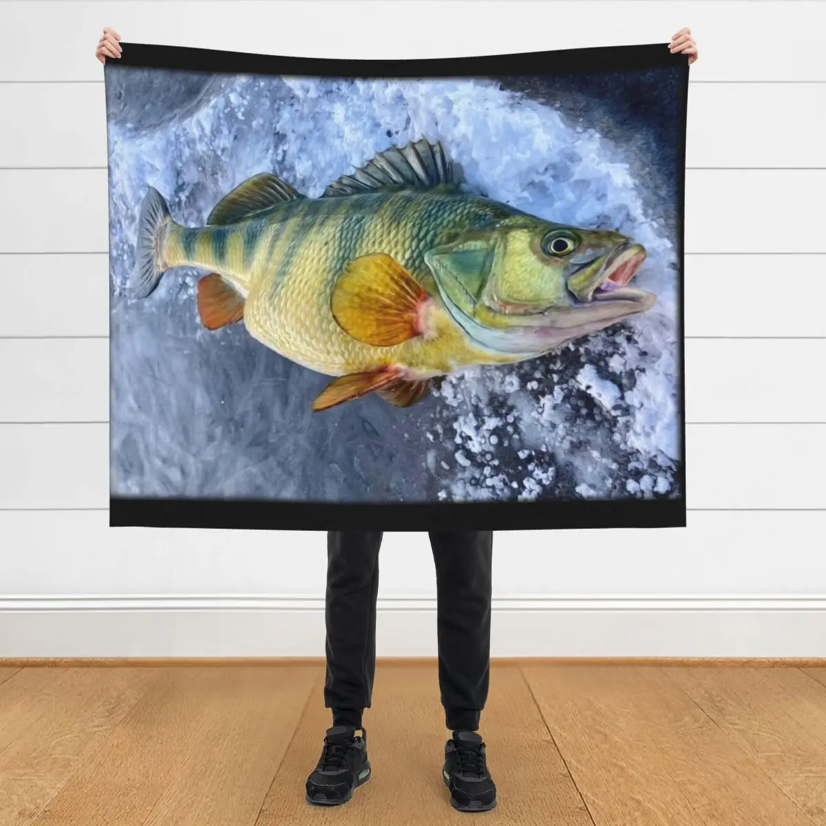 Ice Fishing, Jumbo Yellow Perch, Original Painting Throw Blanket blankets ands for sofa Plaid on the sofa Winter beds Blankets
Ice Fishing, Jumbo Yellow Perch, Original Painting Throw Blanket blankets ands for sofa Plaid on the sofa Winter beds Blankets