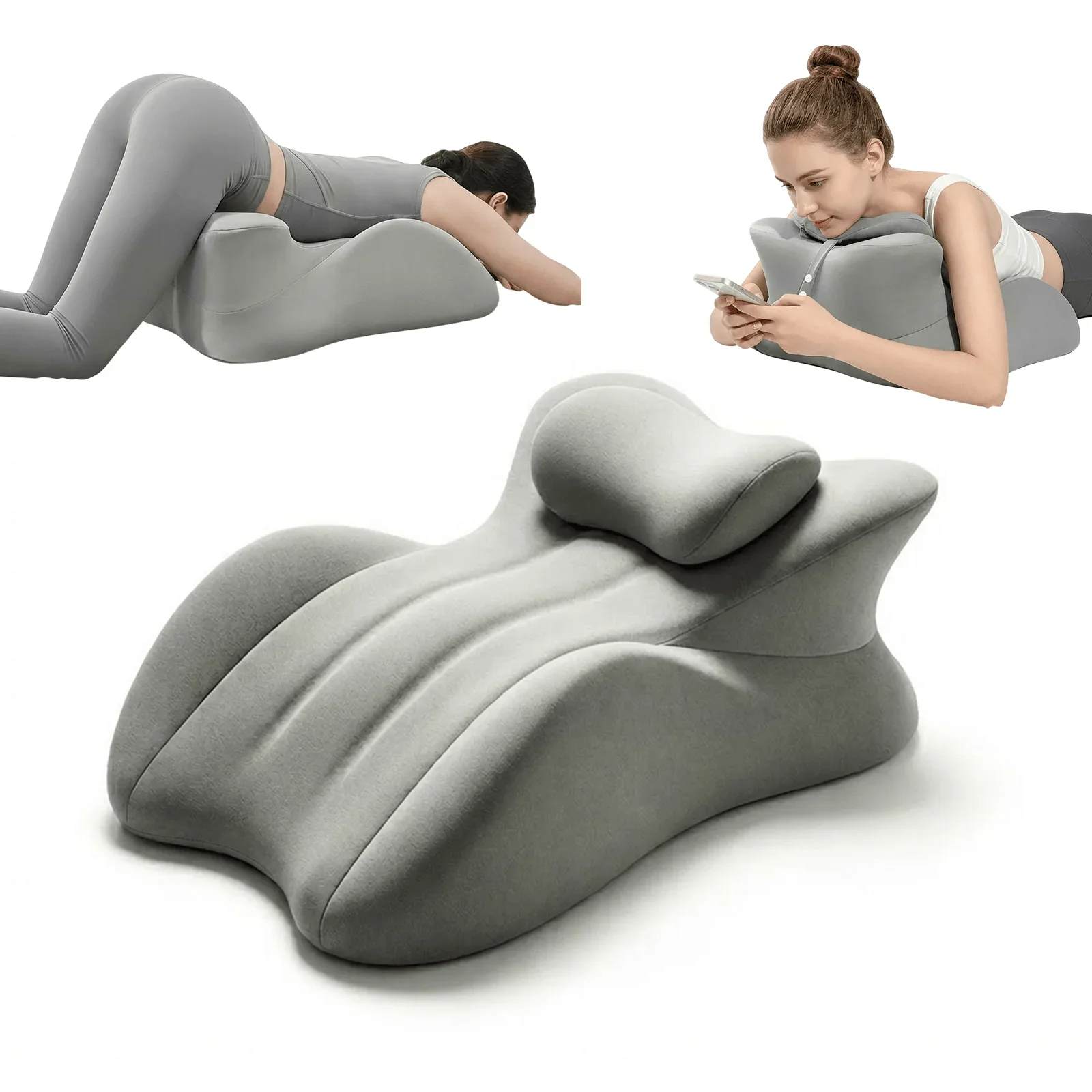 Memory Foam Wedge Pillow For Adults, Ergonomic Prone Pillow & Reading Pillow For Bed Pillows, Multi-Position Support For Sitting
Memory Foam Wedge Pillow For Adults, Ergonomic Prone Pillow & Reading Pillow For Bed Pillows, Multi-Position Support For Sitting