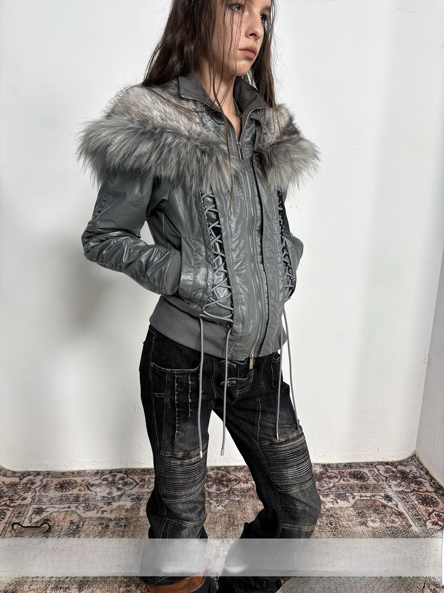 Куртка-парка DoublePunch Original Spring Autumn "Northland Night Patrol" с меховой шалью, короткая, с поясом, экологичная, винтажная
Куртка-парка DoublePunch Original Spring Autumn "Northland Night Patrol" с меховой шалью, короткая, с поясом, экологичная, винтажная