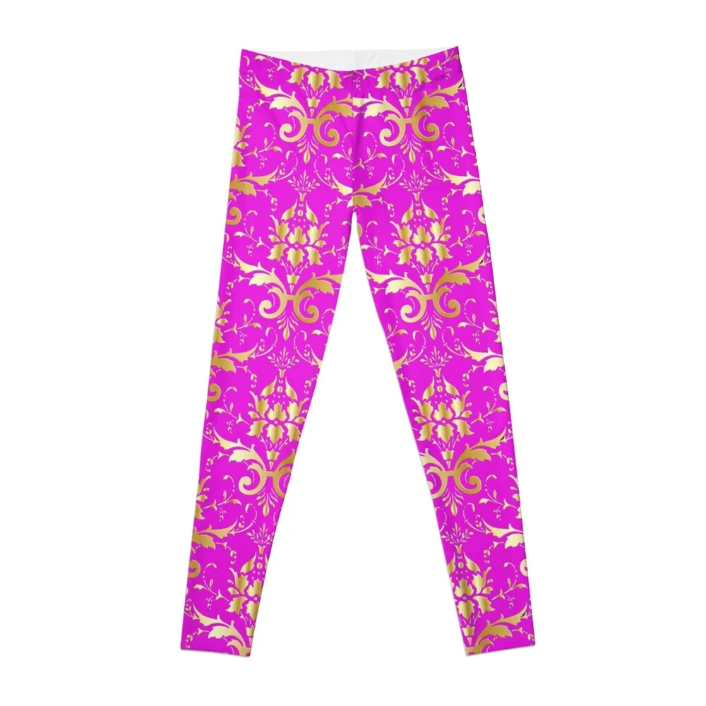 Gold damask pattern on hot pink Leggings leggings woman yoga pants Women gym leggings Women Women's sports leggings
Gold damask pattern on hot pink Leggings leggings woman yoga pants Women gym leggings Women Women's sports leggings