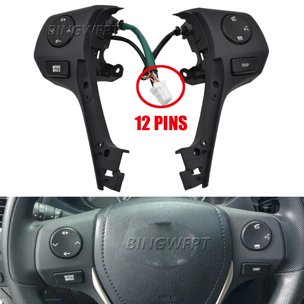 84250-02560 For TOYOTA Corolla NRE181,ZRE18*,ZWE182 2014-2018 Buttons Bluetooth Phone Steering Wheel Audio Control Switch
84250-02560 For TOYOTA Corolla NRE181,ZRE18*,ZWE182 2014-2018 Buttons Bluetooth Phone Steering Wheel Audio Control Switch
