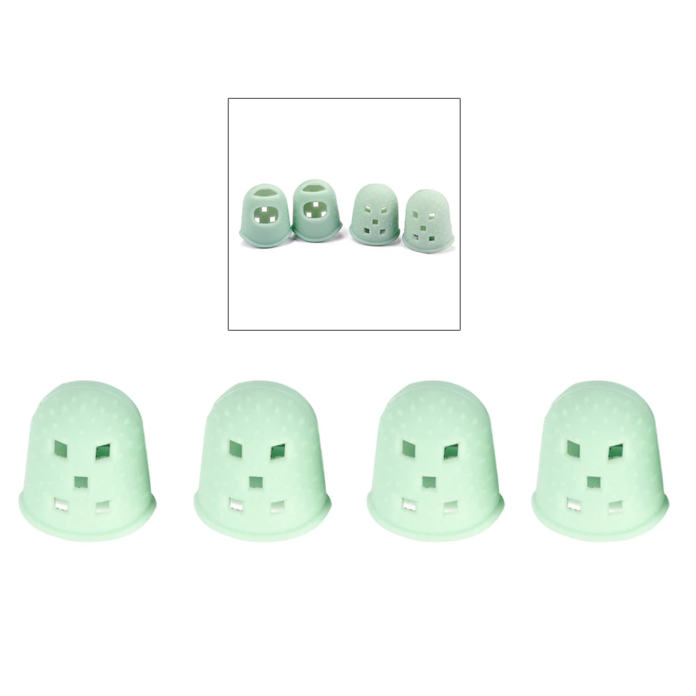 4 pcs Silicone Finger Guitar Guards Protector Covers Fingertip Protectors Comfortable Reusable For Guitar Banjo Mandolin
4 pcs Silicone Finger Guitar Guards Protector Covers Fingertip Protectors Comfortable Reusable For Guitar Banjo Mandolin
