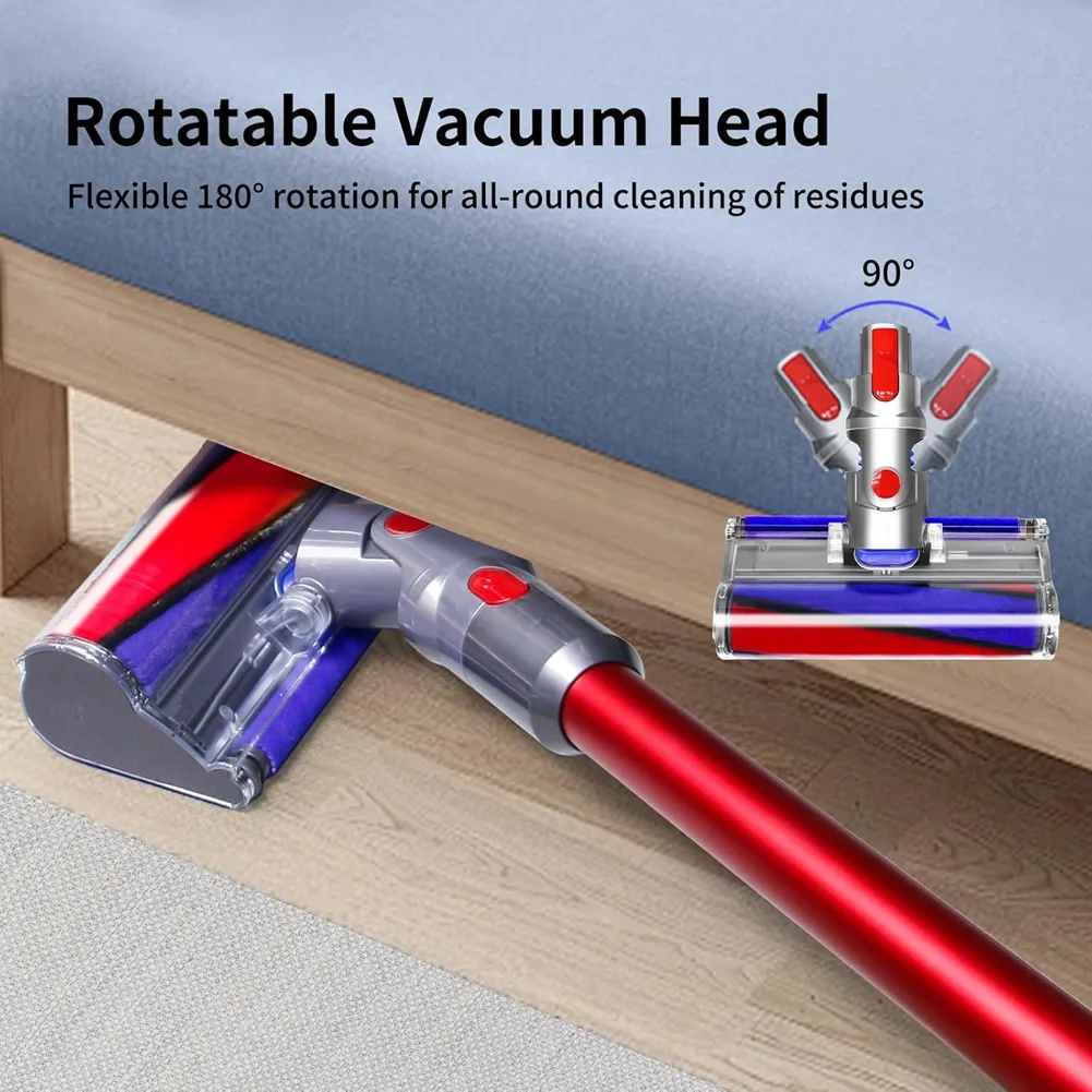 ABUD-Soft Roller Cleaner Head For Dyson V7 V8 V10 V11 V15 Cordless Vacuum Cleaners Head Replacement For Hard Floor
ABUD-Soft Roller Cleaner Head For Dyson V7 V8 V10 V11 V15 Cordless Vacuum Cleaners Head Replacement For Hard Floor