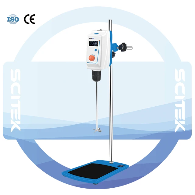 Химическая универсальная верхняя мешалка SCITEK, электронный миксер 30–1600 об/мин, мешалка для лаборатории
Химическая универсальная верхняя мешалка SCITEK, электронный миксер 30–1600 об/мин, мешалка для лаборатории