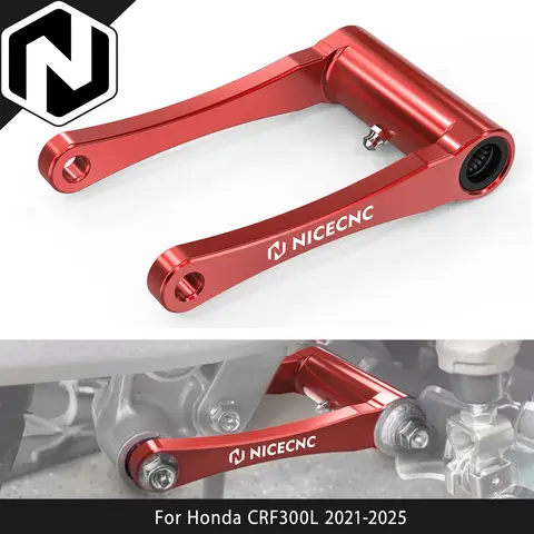 NICECNC Motorcycle 1.75 Lowering Link Kit For Honda CRF300L 2021-2025 CRF 300L /CRF300 L RALLY 2021-2025 2024 52475-K1T-E10