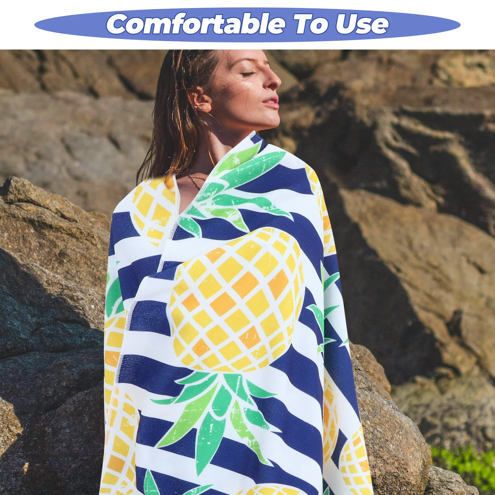Beach Towel Bath Towels Large Quick Drying Women Adults Comfortable Sand Resistant Yoga Blanket Shawl Camping Travel Essentials
Beach Towel Bath Towels Large Quick Drying Women Adults Comfortable Sand Resistant Yoga Blanket Shawl Camping Travel Essentials
