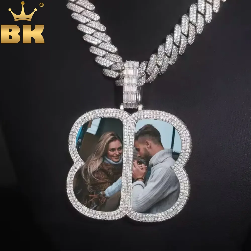 THE BLING KING, медальоны с фотографией на заказ, подвеска в форме BB, поддержка 2, украшения в стиле хип-хоп, персонализированные подарки для мужчин и женщин
THE BLING KING, медальоны с фотографией на заказ, подвеска в форме BB, поддержка 2, украшения в стиле хип-хоп, персонализированные подарки для мужчин и женщин