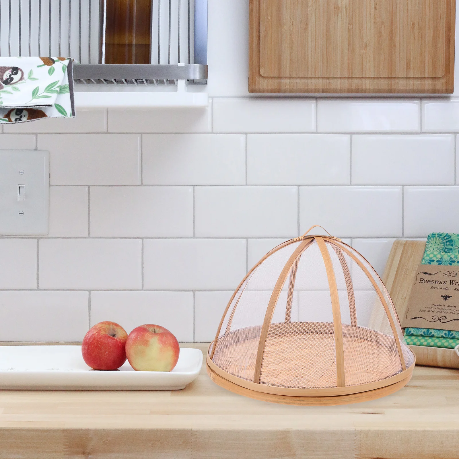 Fruit Basket Mosquito Cover Protective Food Bamboo Dish Practical Kitchen Tool Prevention Khaki Storage
Fruit Basket Mosquito Cover Protective Food Bamboo Dish Practical Kitchen Tool Prevention Khaki Storage