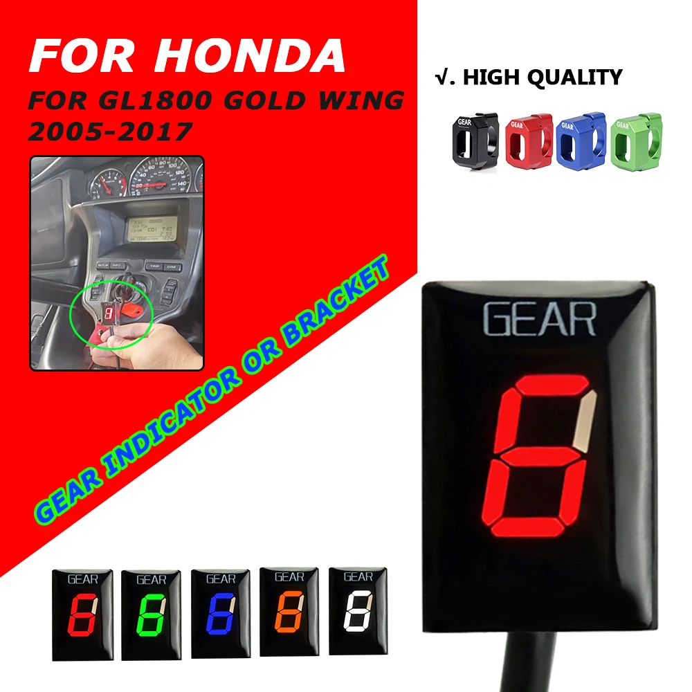 Motorcycle Gear Indicator Waterproof For Honda GL 1800 Goldwing GL1800 Gold Wing 1800 2005 - 2017 ECU Gear display 1-6 Level
Motorcycle Gear Indicator Waterproof For Honda GL 1800 Goldwing GL1800 Gold Wing 1800 2005 - 2017 ECU Gear display 1-6 Level