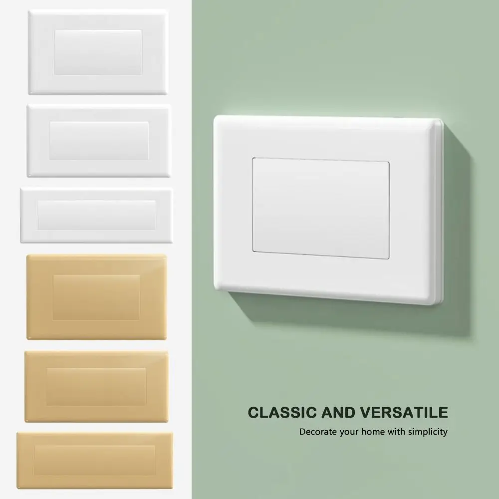 Flange Cover 118 Type Wall Hole Cover Thickened Switch Socket Cover Plate Panel Decor Cover Home Improvement
Flange Cover 118 Type Wall Hole Cover Thickened Switch Socket Cover Plate Panel Decor Cover Home Improvement