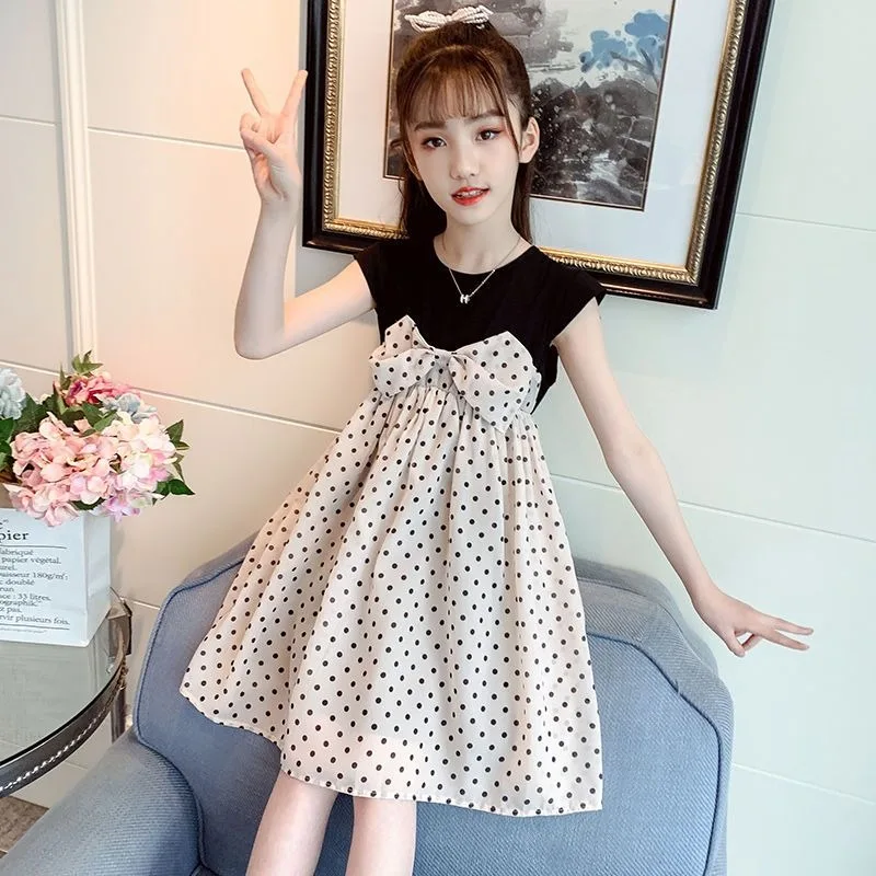 Sweet Polka Dot Midi Dress for Baby Girls Summer Clothes Girl's Elegant Dresses Children 7 8 Years Women's Cotton Linen 9 10 Kid
Sweet Polka Dot Midi Dress for Baby Girls Summer Clothes Girl's Elegant Dresses Children 7 8 Years Women's Cotton Linen 9 10 Kid
