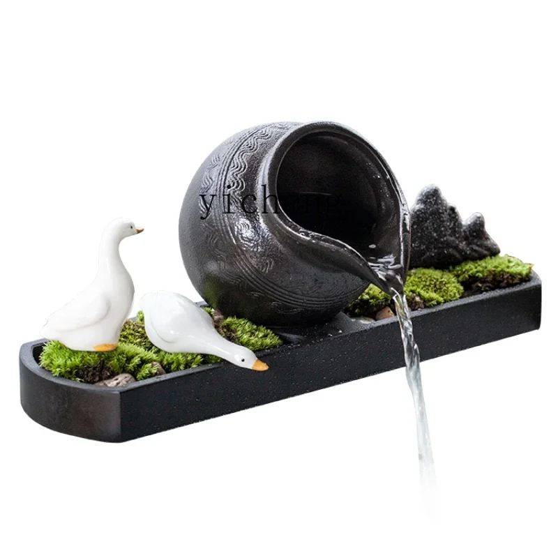 Ceramic Small Fish Tank Fish Pond Micro Landscape Landscaping Cycle Water Purifier Stack Waterfall Accessories
Ceramic Small Fish Tank Fish Pond Micro Landscape Landscaping Cycle Water Purifier Stack Waterfall Accessories